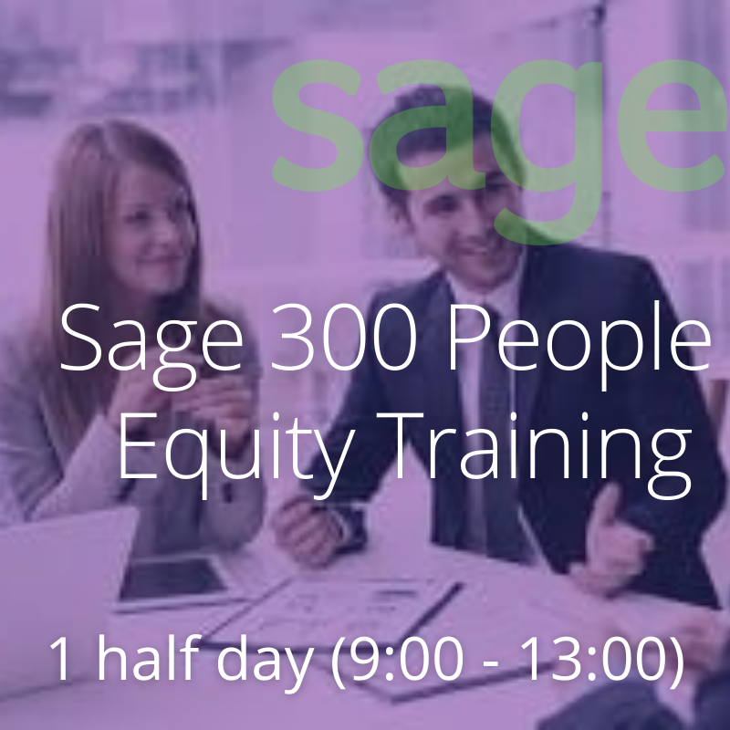 Sage 300 People Equity Training