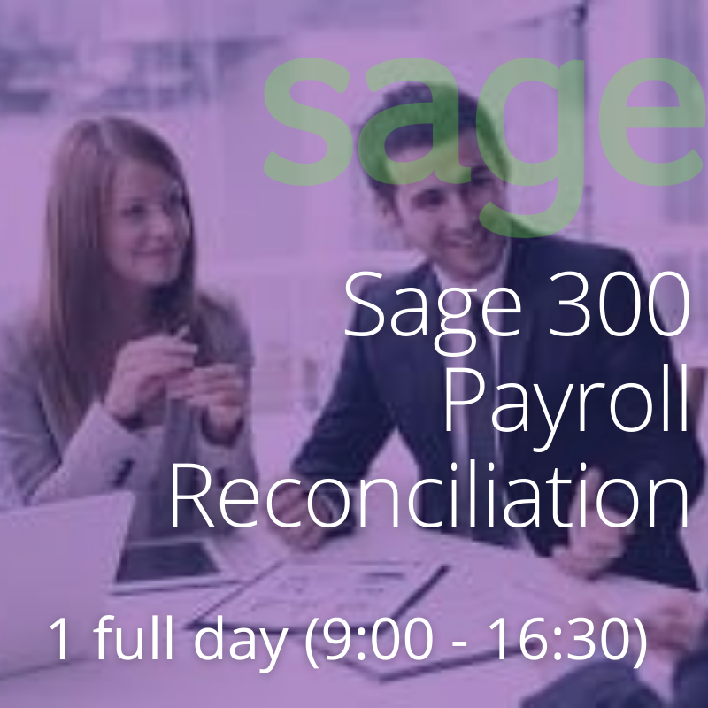 Sage 300 People Payroll Reconciliation