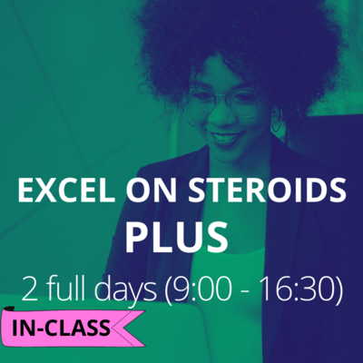 Excel on Steroids PLUS 2016, In-Class