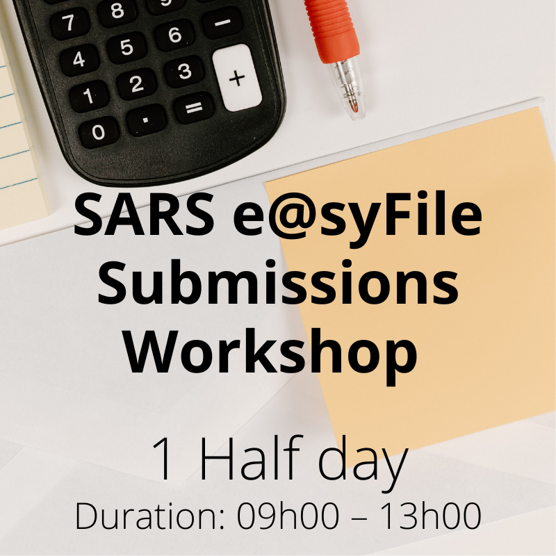 SARS e@syfile Submissions Workshop