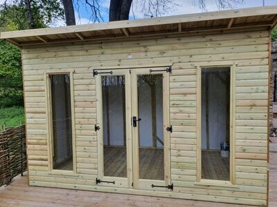 Classic Pent Summerhouse Shed - FREE FITTING*
