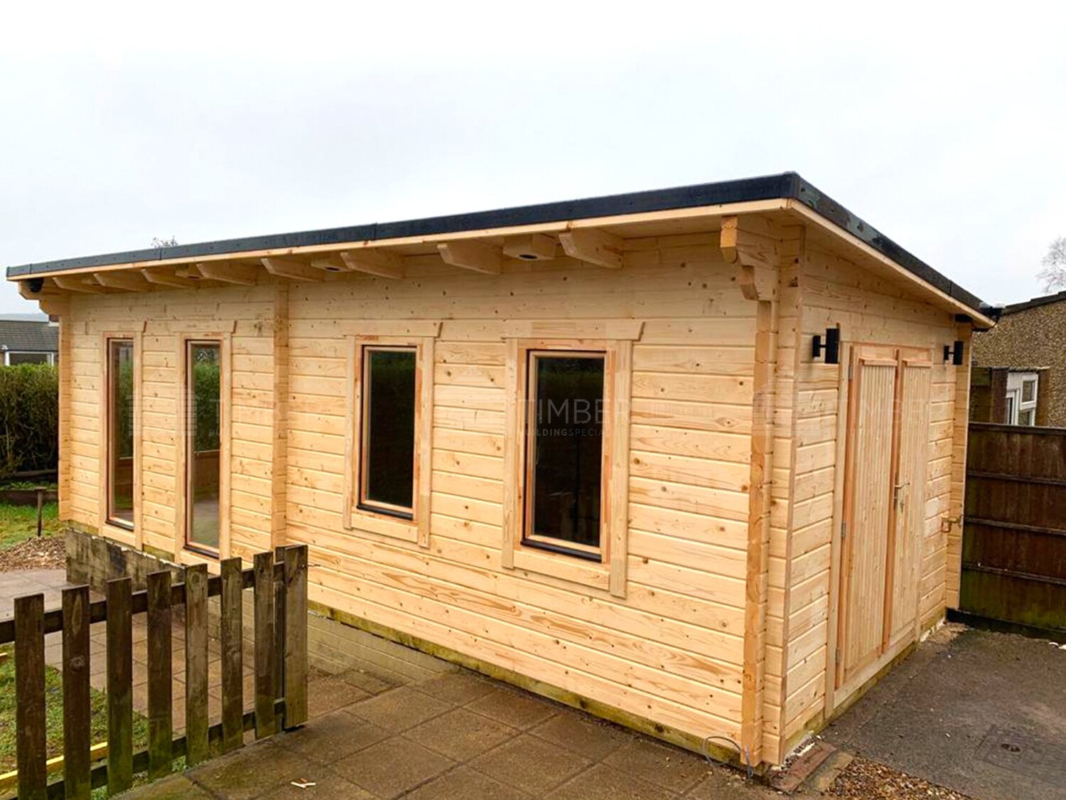 NLC 132 8x3m Summerhouse | Northern Log Cabins