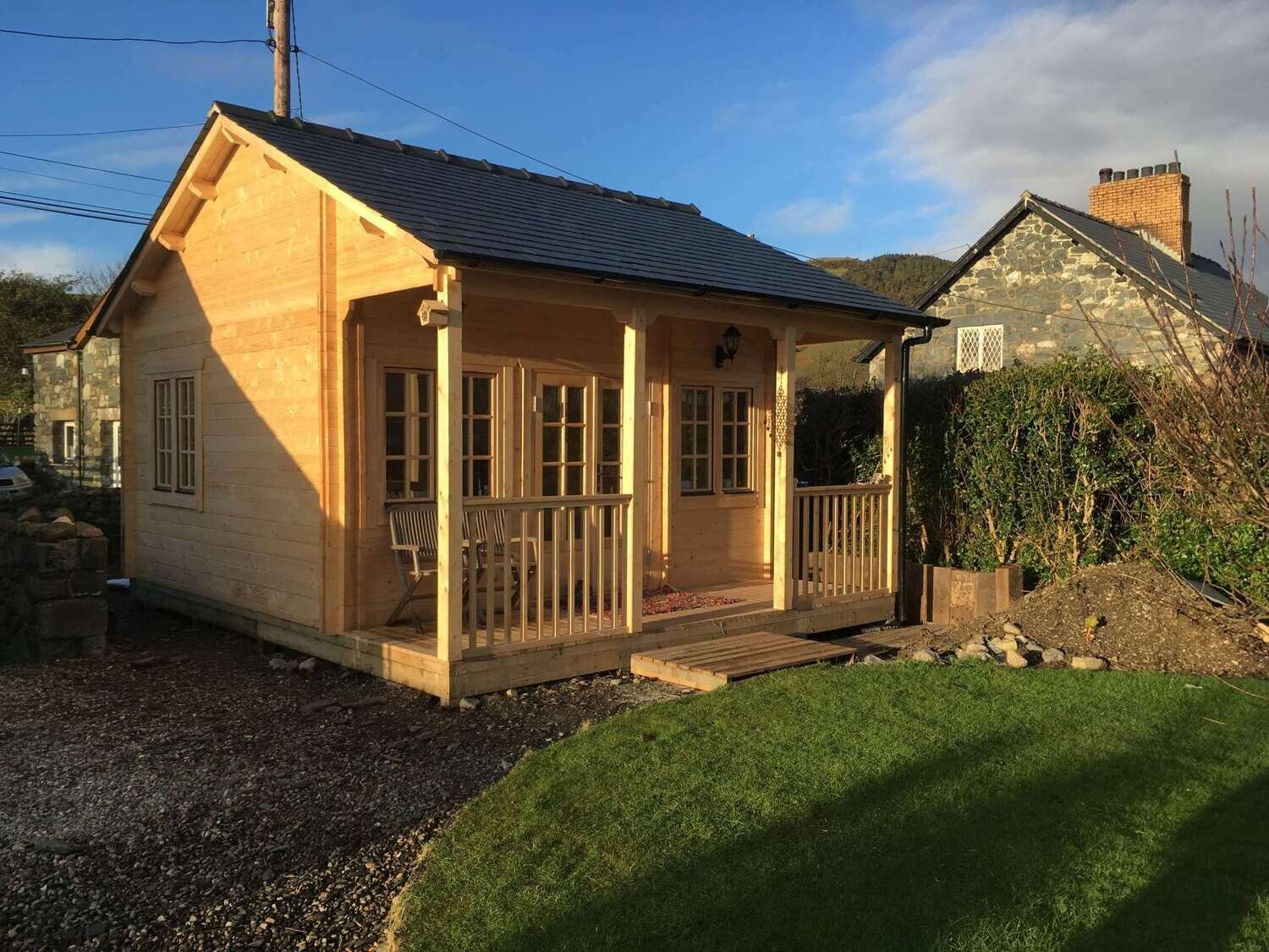 The Camden NLC 140 Log Cabin Annex | 5 x 6m