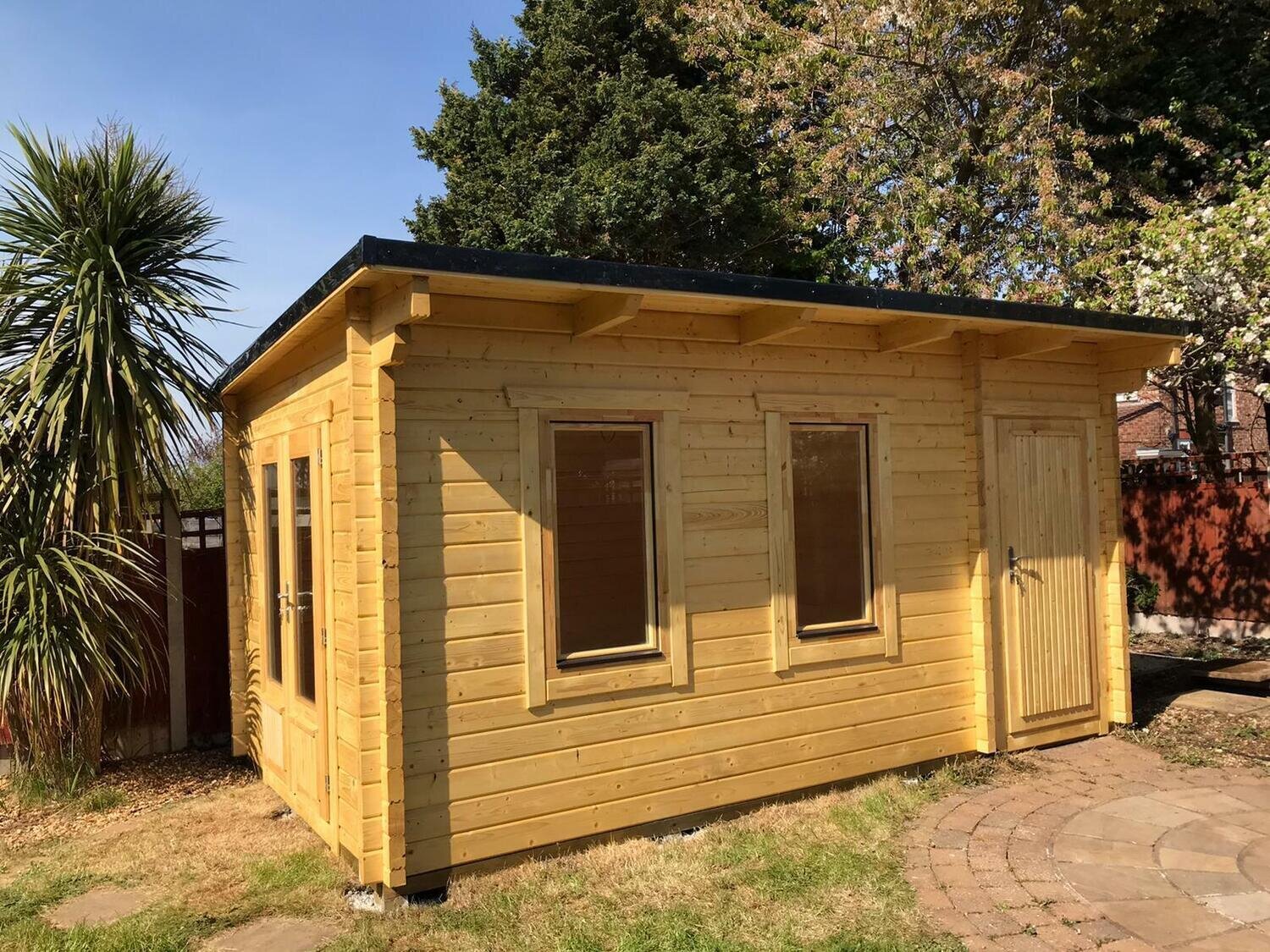 NLC 141 5x3m Log Cabin | Northern Log Cabins