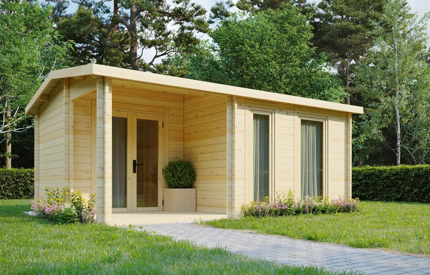 The Windermere NLC 107 Log Cabin | 5.3 x3.8m