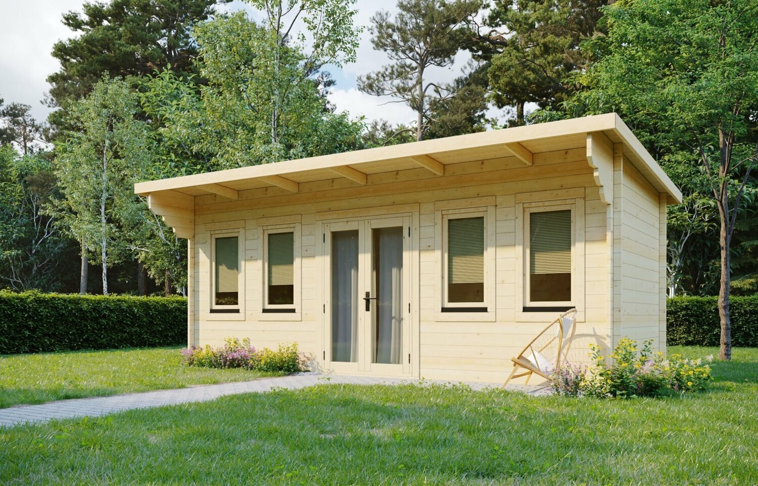The Teeside NLC 112 Log Cabin | 6.0 X 2.5m