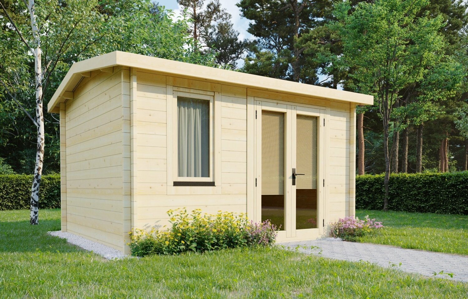 The Grange NLC 114 Log Cabin | 3.5 x 3.0m