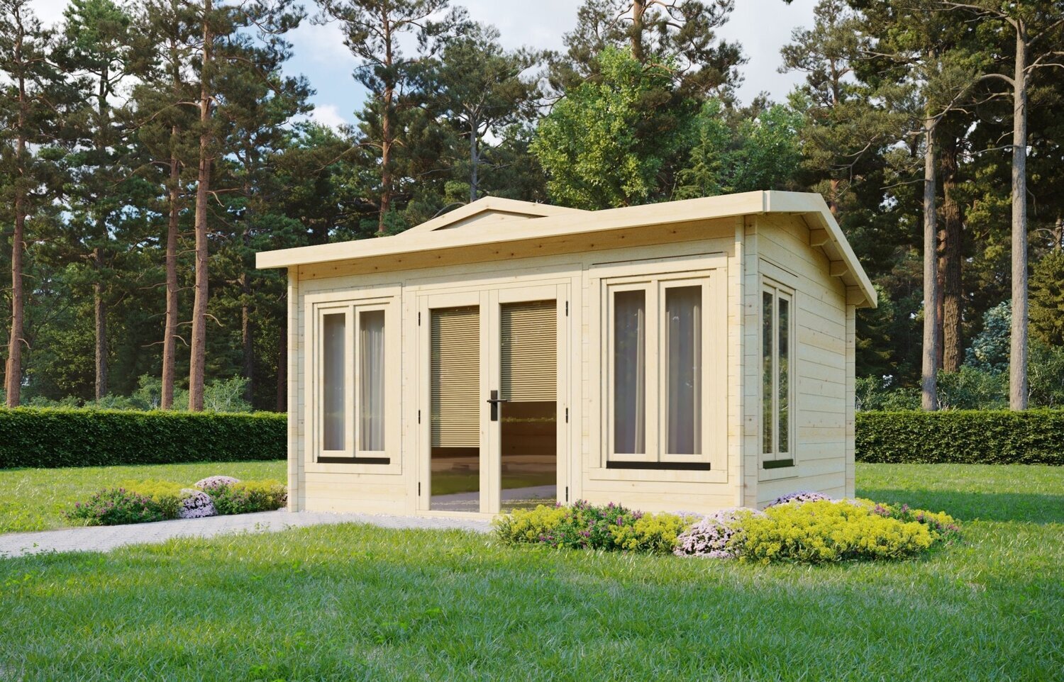 The Leicester NLC 123 Log Cabin | 4.2 x 3.2m