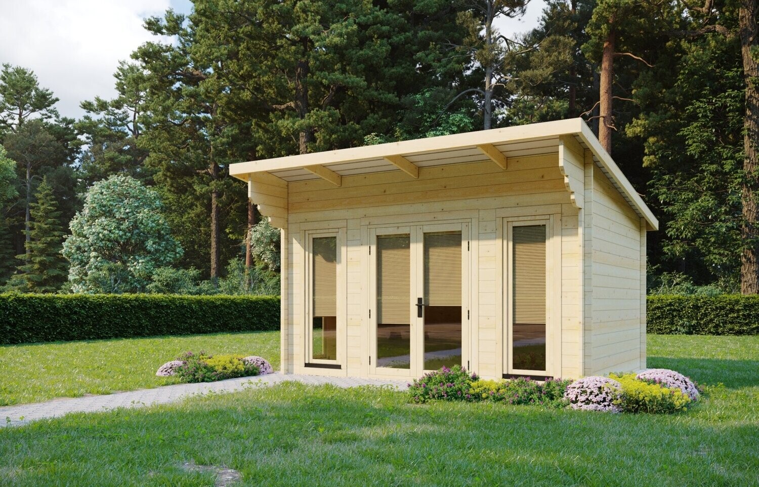 The Skipton NLC 105 Log Cabin | 4.1 x 3.2m