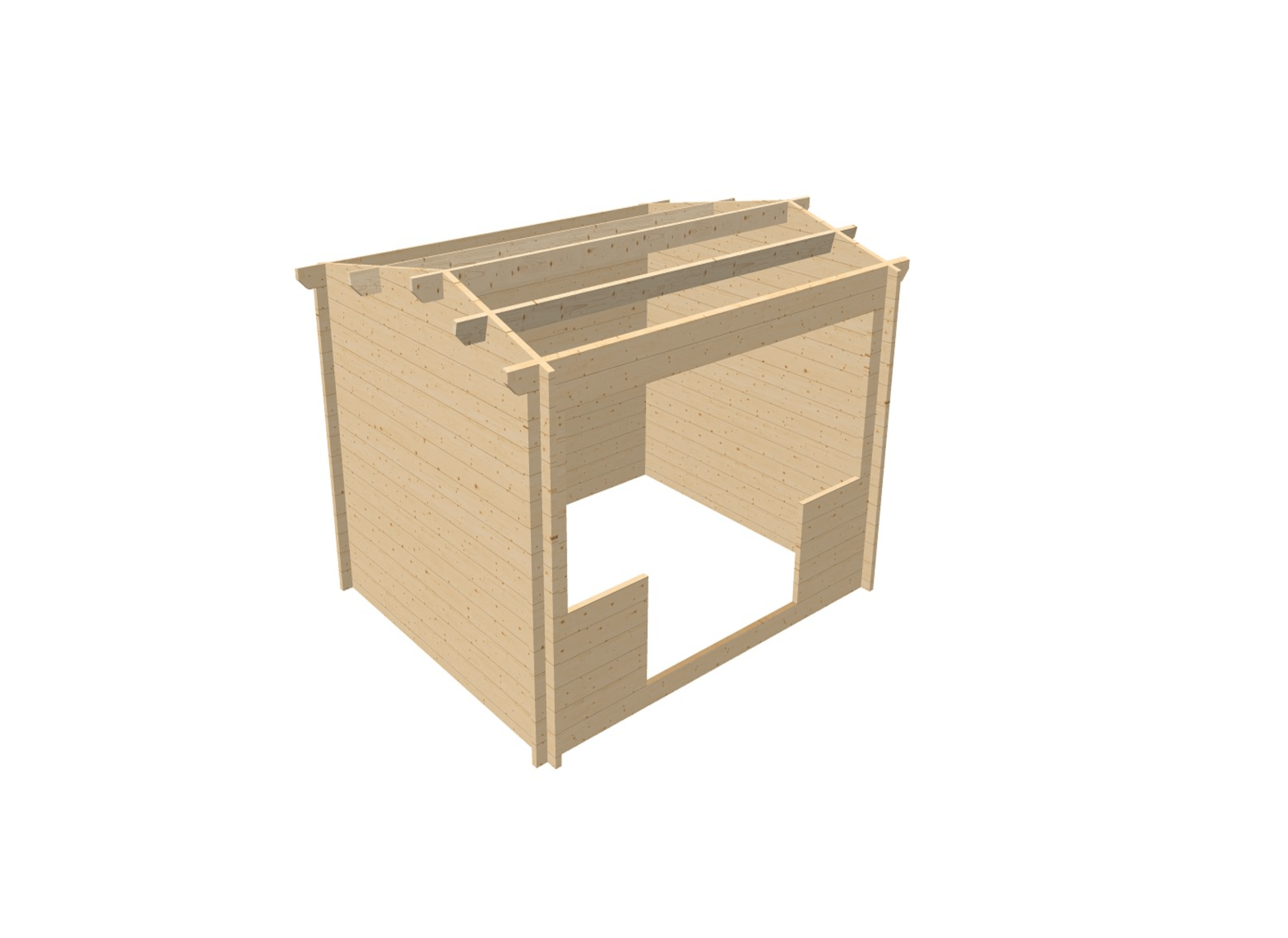 The Aberdeen NLC 110 Log Cabin | 3.2 x 2.7m