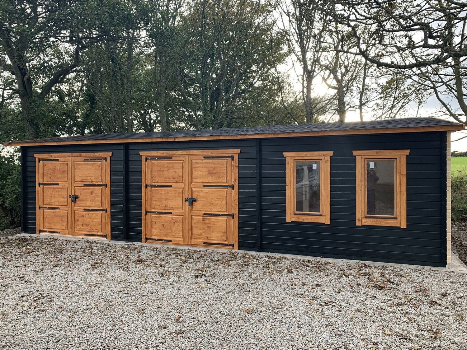 The Cotswold NLC 128 Double Garage Office | 10 x 6m