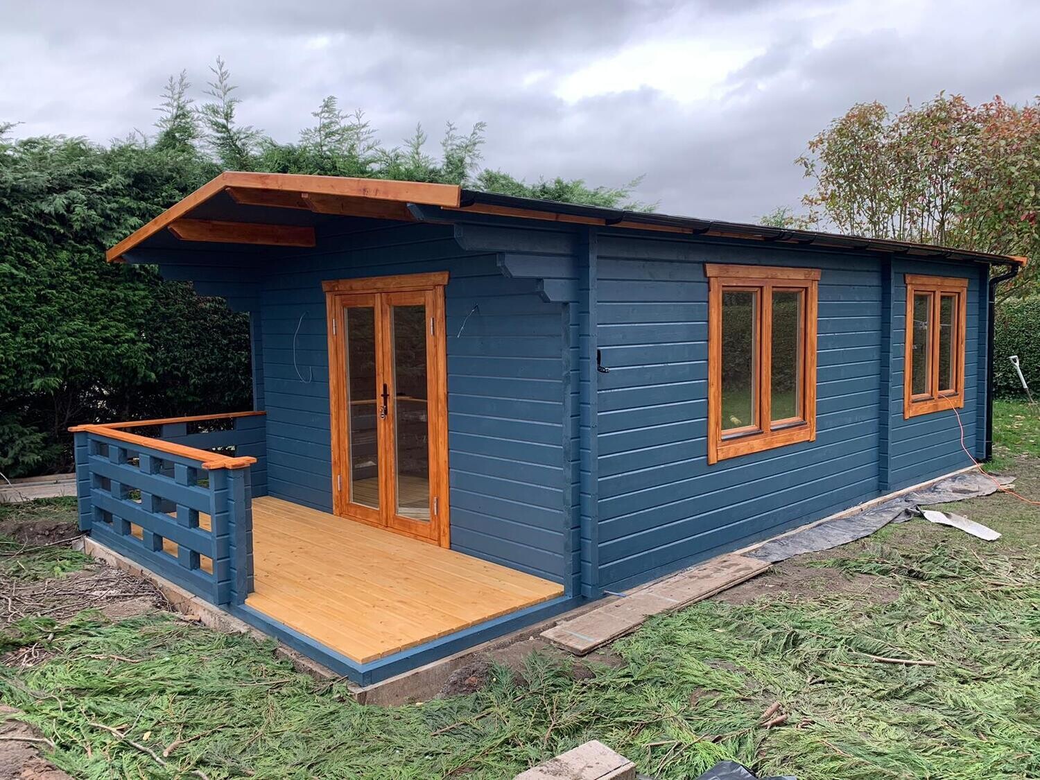 The Shropshire NLC 131 Log Cabin | 7 x 4.25m Annex