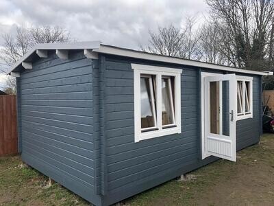 The Windsor NLC 138 Log Cabin | 7 x 4m