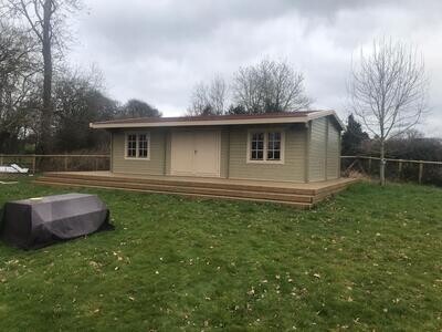 The Annexe NLC 156 Log Cabin | 10.0 x 6.0m