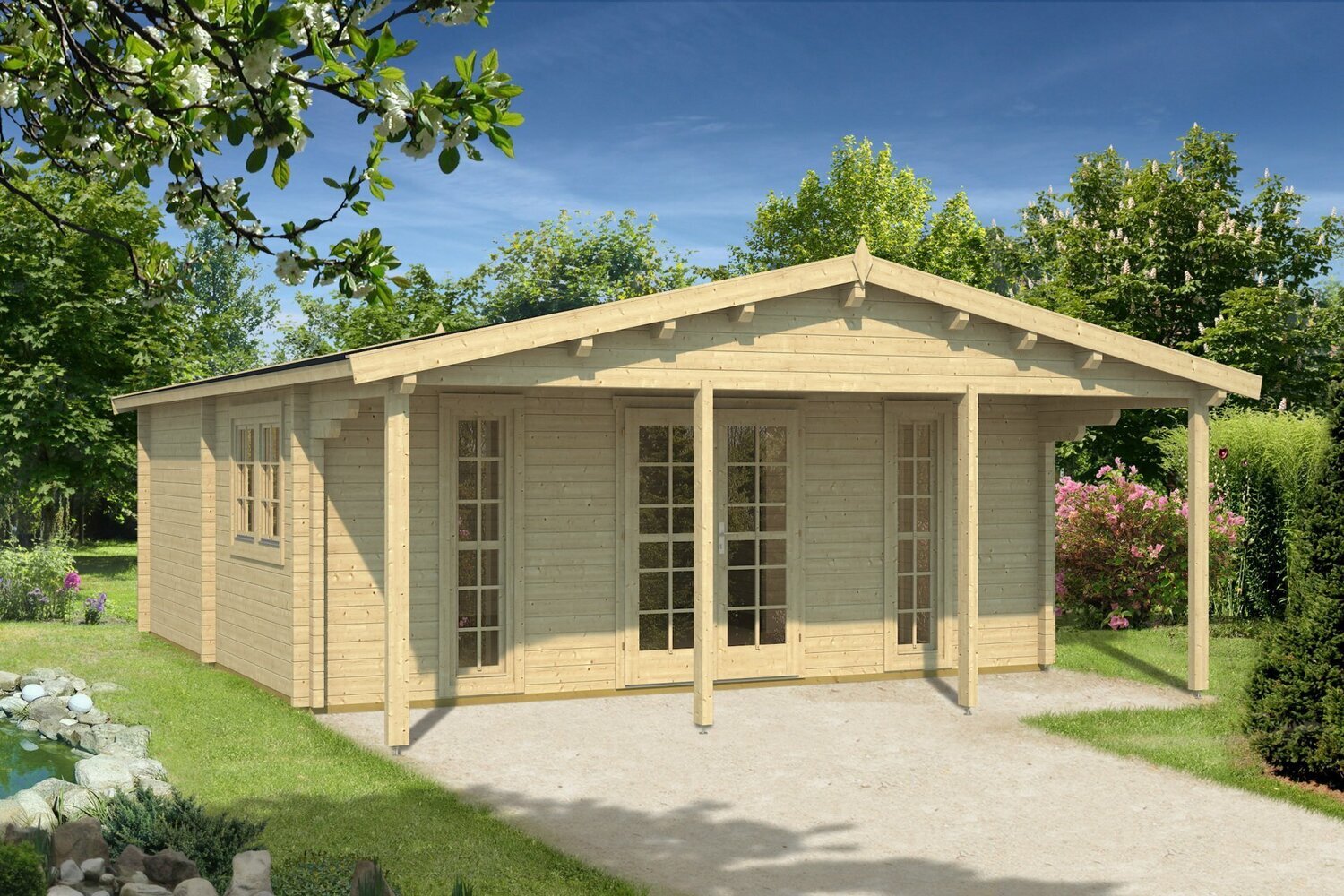 BURGOS 6.0x6.0m Log Cabin