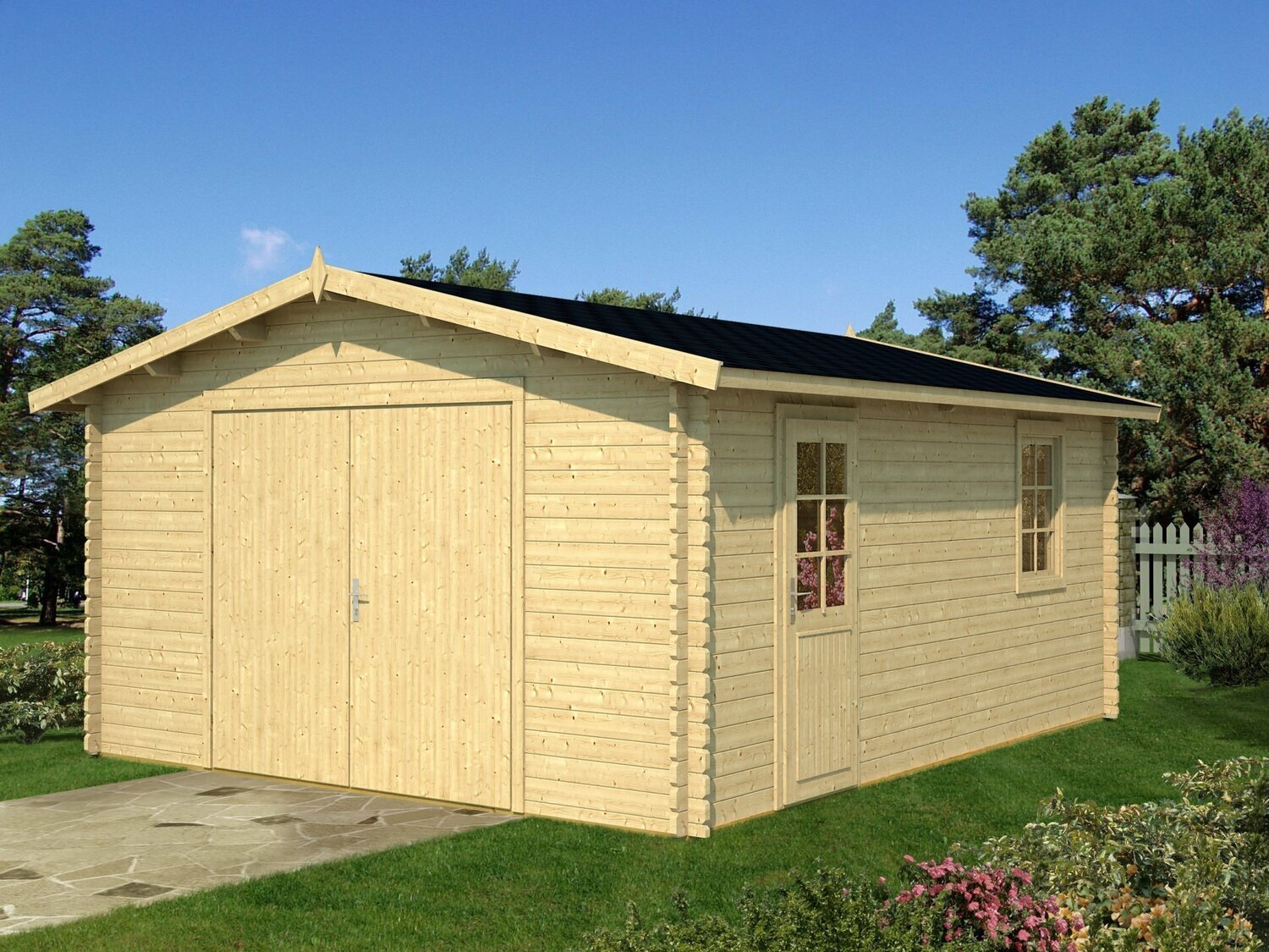 Northern Log Cabins | GARAGE 40-B 4.7x5.7m