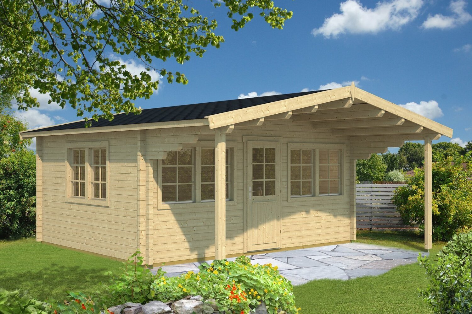 GORBEA-A 5.0x4.0m Log Cabin