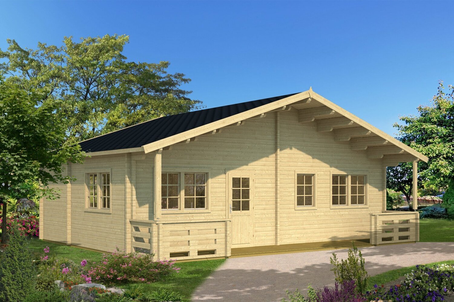 MOTRIL 8.7x6.0m Log Cabin