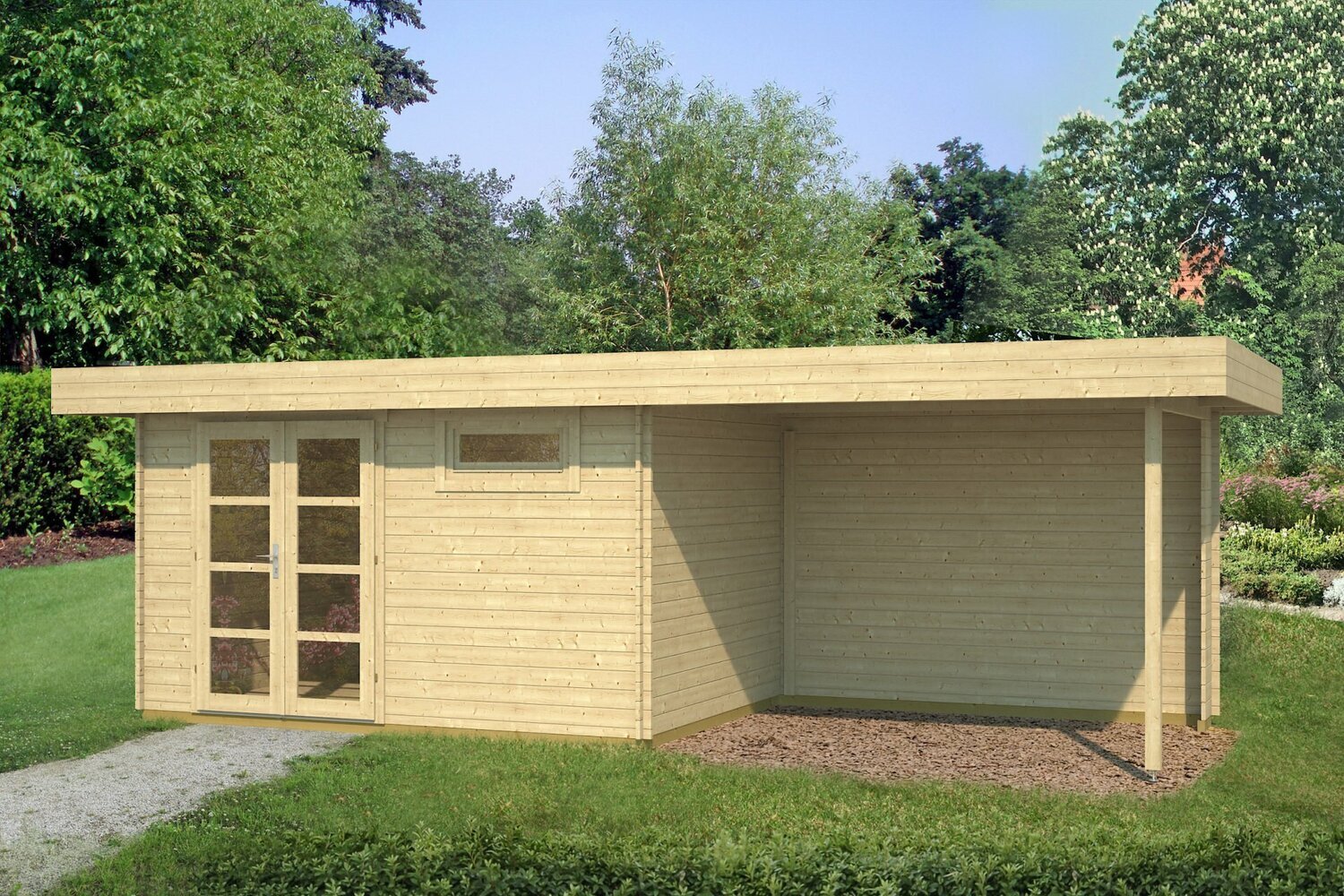 ORIENTAL-3+ 3.8x2.6m Log Cabin