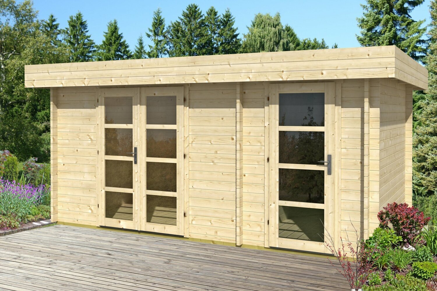 ORIENTAL-4 4.7x3.2m Log Cabin