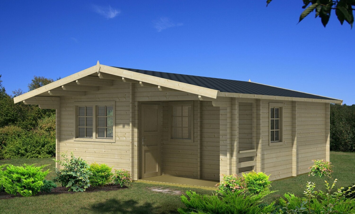 REUS 6.0x6.0m Log Cabin
