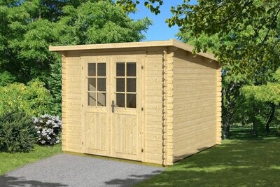 GLORIA-D 2.9x2.9m Log Cabin