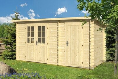 GLORIA-F 4.5x2.0m Log Cabin