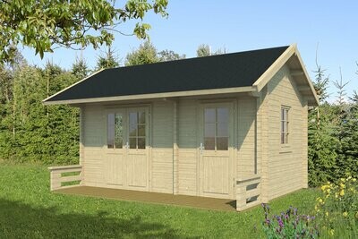 EEVA 3.0x5.0m Log Cabin