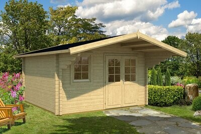 MALAGA-A 3.8x3.2m Log Cabin