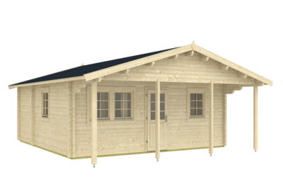 PADOVA 6.0x6.0m Log Cabin