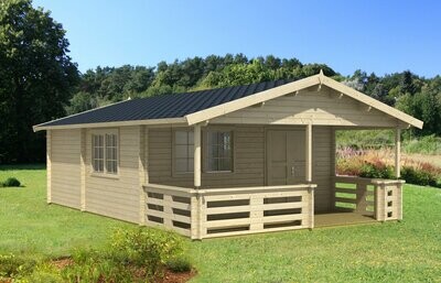 TORMES 5.3x7.9m Log Cabin