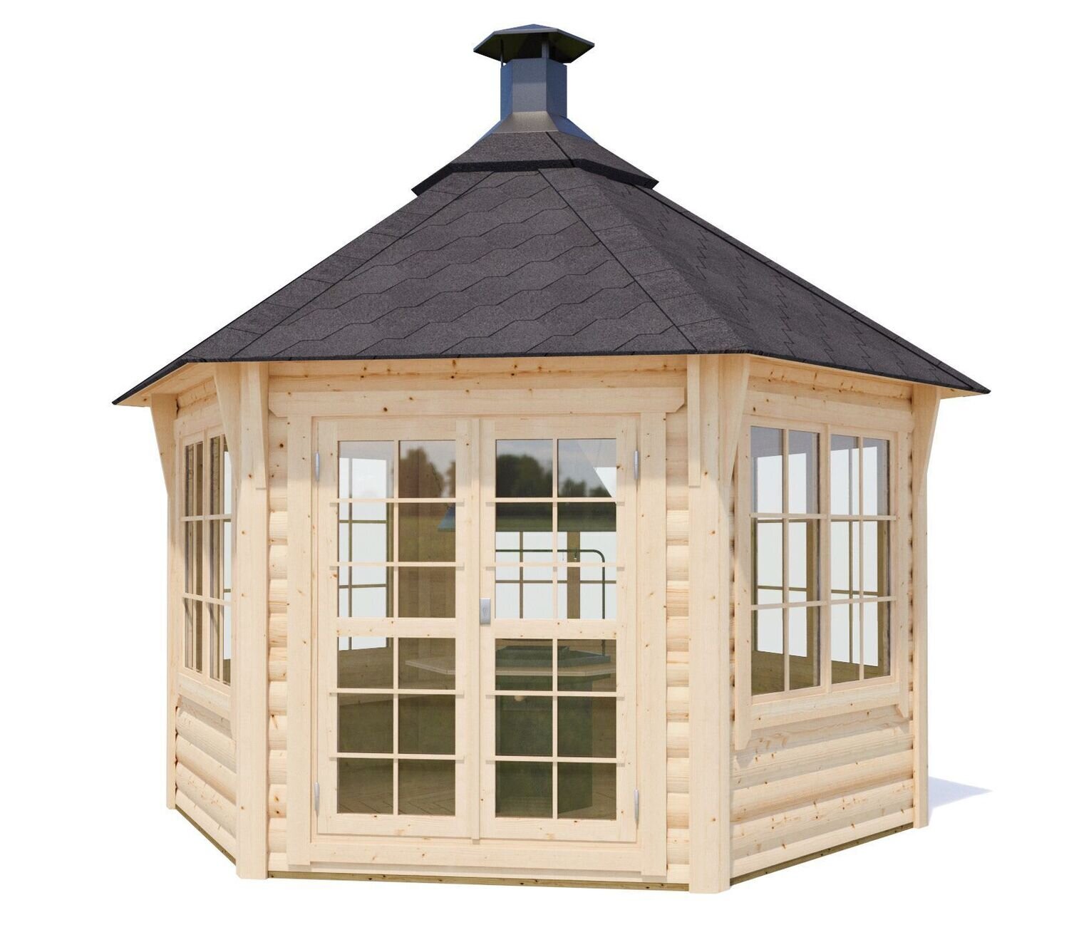 IRIS BBQ Grill Pavilion 9 m2