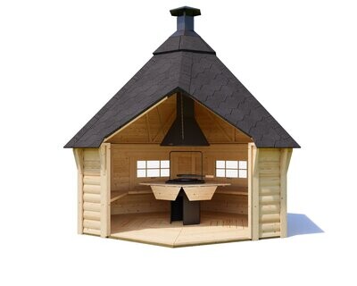 ELSA Open BBQ Grill Cabin 9M2