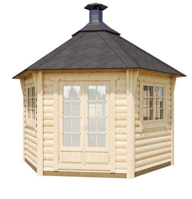 ALBA Grill Cabin Gazebo 9 m2