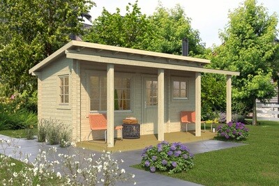 MODERNI PIHASAUNA 19  Sauna 5.7x2.6m
