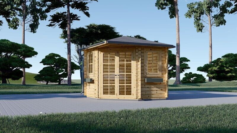 Corner Cabin 3.0x3.0m Log Cabin