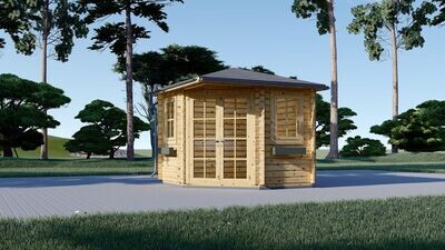 Corner Cabin 3.0x3.0m Log Cabin