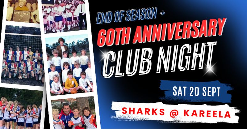 2025 End of Season & 60th Anniversary Club Night