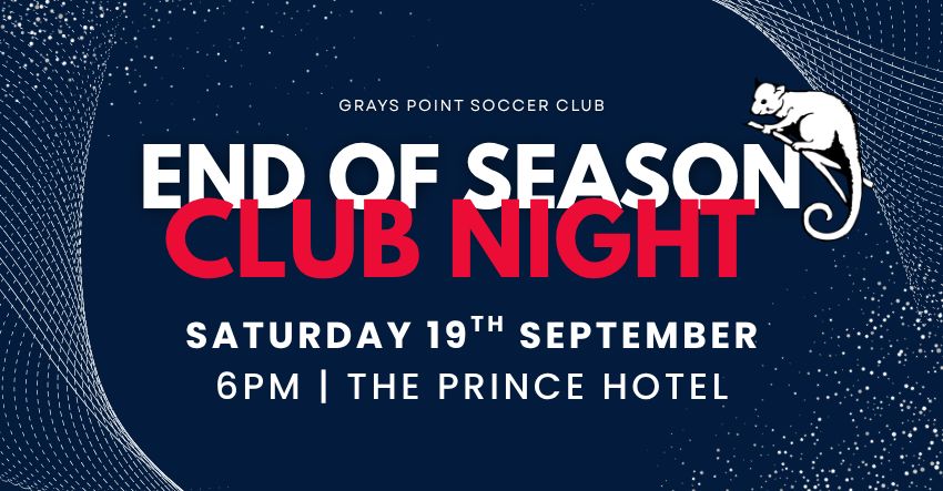 2026 End of Season Club Night