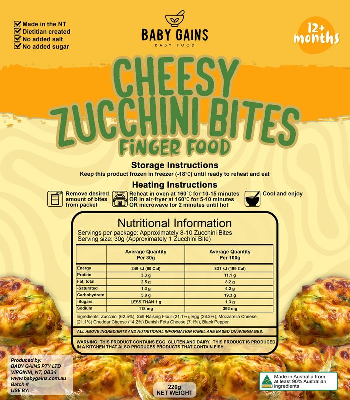 Cheesy Zuchinni Bites