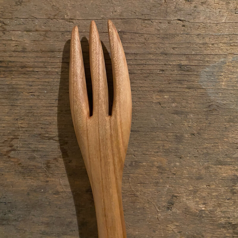 Spaghetti-Gabel aus Kirsche