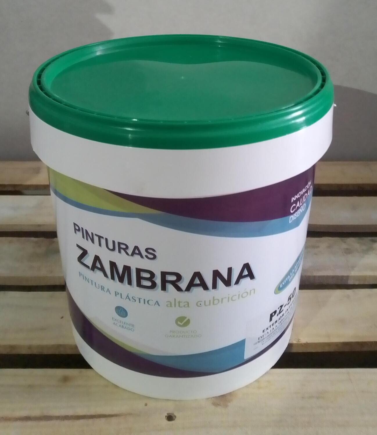 PINTURA ZAMBRANA -Pintura plastica alta cubrición