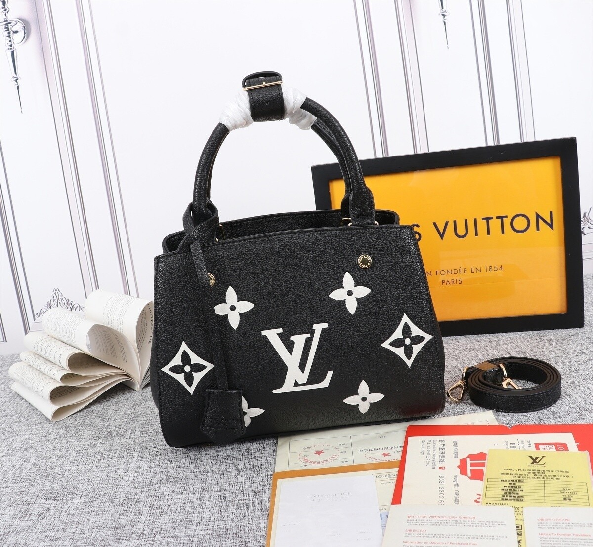 Black LV Bag
