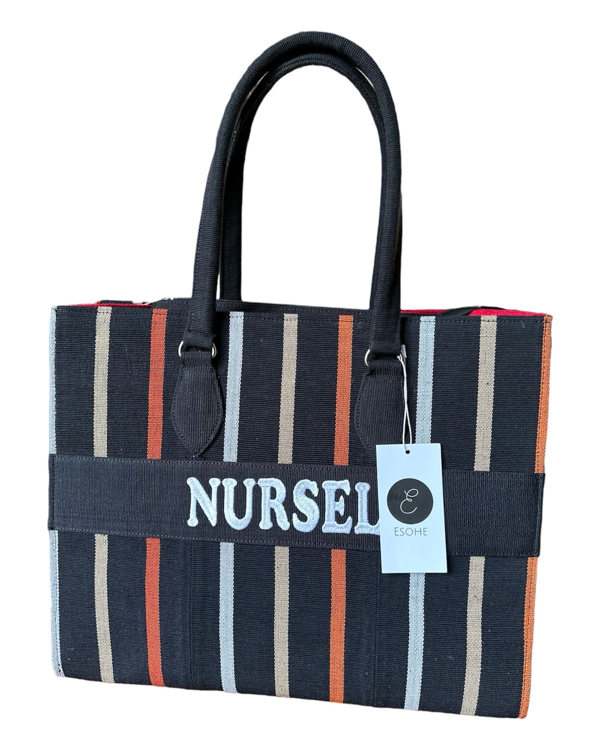 Nóma Tote Aso-Oké Bag (INITIAL CUSTOM MADE)