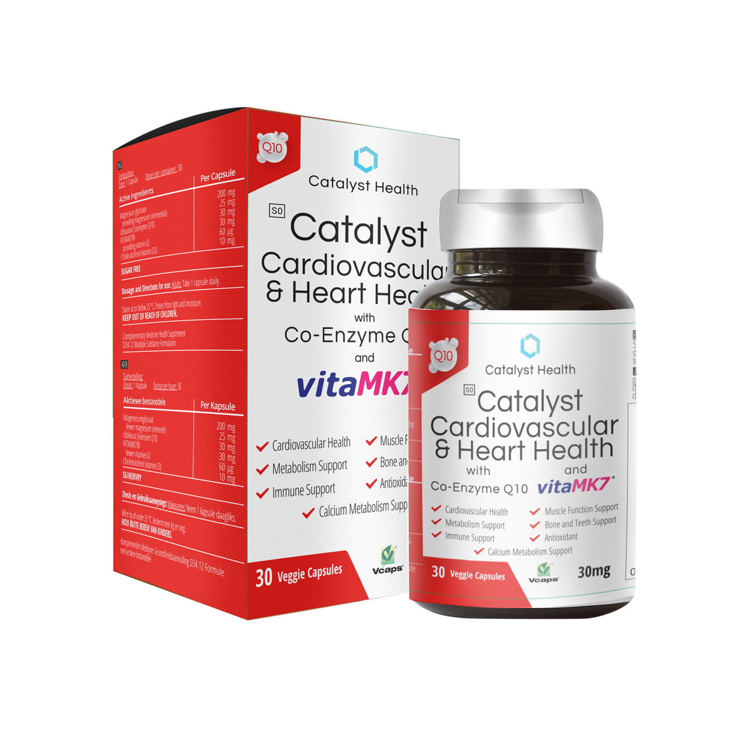 Catalyst&nbsp;Cardiovascular &amp; Heart Health with Co-Enzyme Q10 and VitaMK7