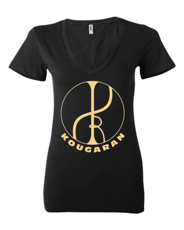Women’s Black V-Neck