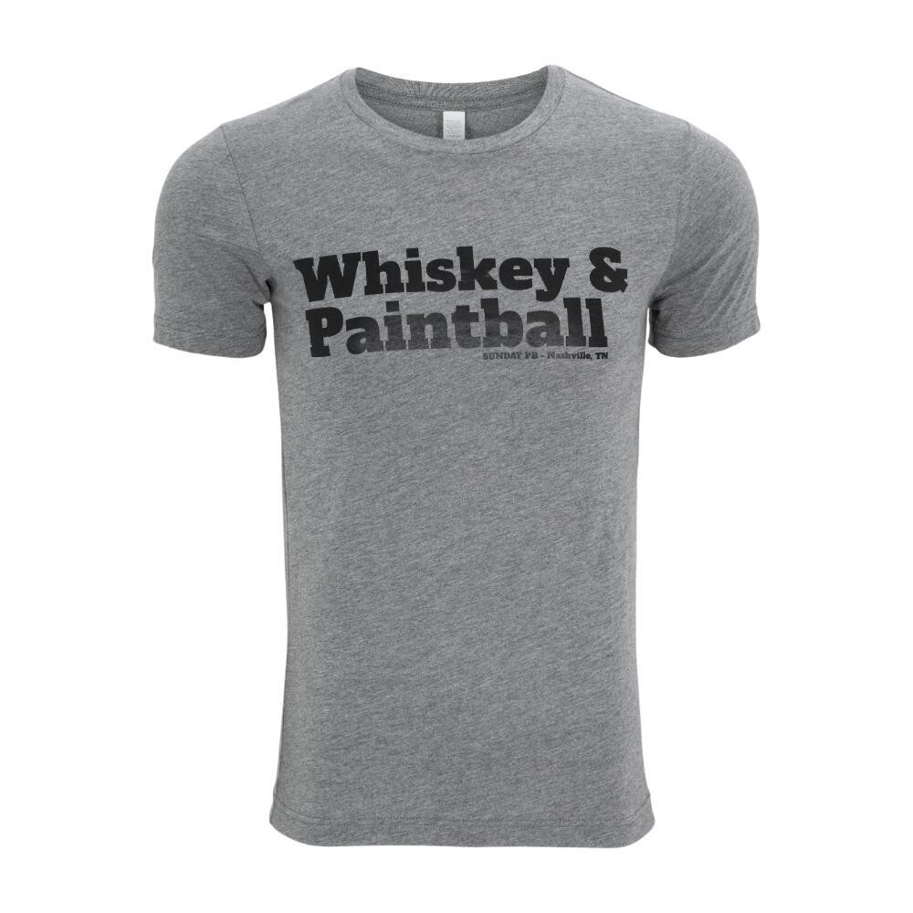 Your Whiskey & Paintball Tee - GREY