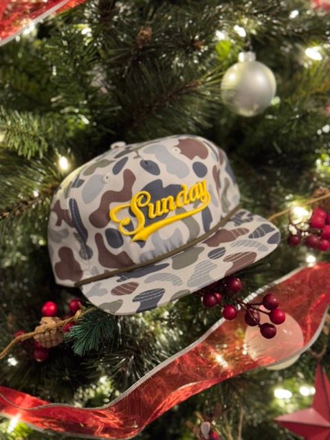 Gramps Hat - Light Camo/Yellow