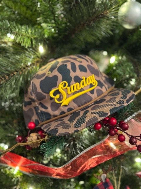Gramps Hat - Dark Camo/Yellow