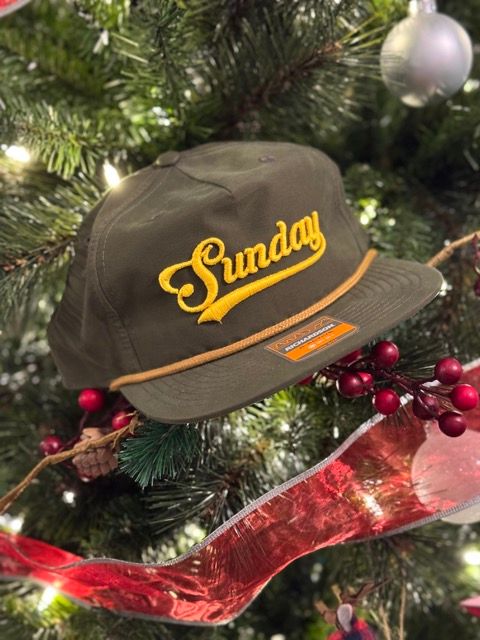 Gramps Hat - Olive/Gold